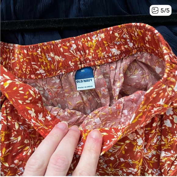 Old Navy Floral Midi Skirt - Picture 5 of 5